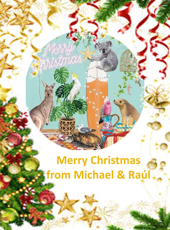 Merry Christmas from Michael & Raul